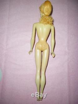 Vintage Barbie No. #3 Blonde Ponytail All Original 1959 Nipples