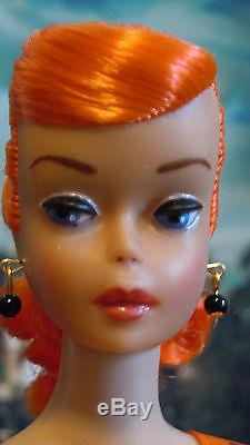 Vintage Barbie Orange Swirl Ponytail OOAK BY J. Lee