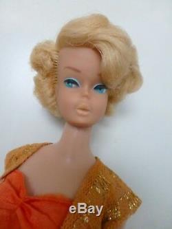 Vintage Barbie Pale Blond European Side Part Bubble Cut