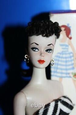 Vintage Barbie Ponytail # 1 Brunette Original- No Retouches with TM Box and more