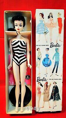 Vintage Barbie Ponytail #1 brunette TM Box