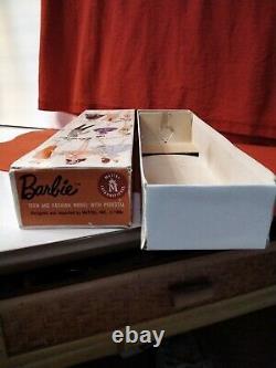Vintage Barbie Ponytail #2 Blond TM Box and Stand