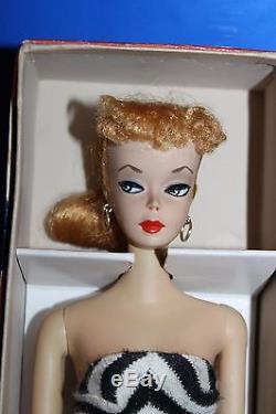 Vintage Barbie Ponytail # 2 Original No touch ups, Rare- Never Played With-Mint
