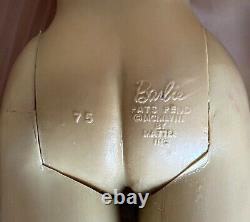 Vintage Barbie Ponytail #3 Blonde with Case & Lg Lot Blk Tag Clothes-Ex. Cond