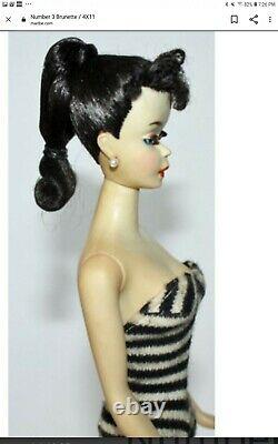 Vintage Barbie Ponytail #3 Brunette