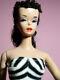 Vintage Barbie Ponytail #3 Model # 850 Brunette Body T. M. Oss Glasses Black Mules