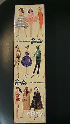 Vintage Barbie Ponytail # 3 Original- Music Center Matinee, Box, Stand Box LOT