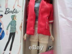 Vintage Barbie Ponytail # 3 Original, No touch ups TM box TM booklet No1 Shoes