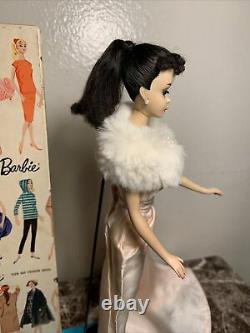 Vintage Barbie Ponytail # 3 Stunning! All Original, Stand, Box, Booklet, Clothes