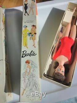 Vintage Barbie Ponytail Brunette Mib