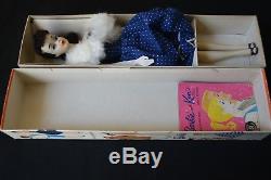 Vintage Barbie Ponytail Doll # 3 with Gay Parisienne Box and Dress