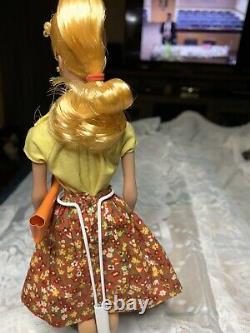 Vintage Barbie Ponytail Lemon Yellow Blonde