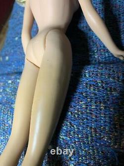 Vintage Barbie Ponytail Lemon Yellow Blonde