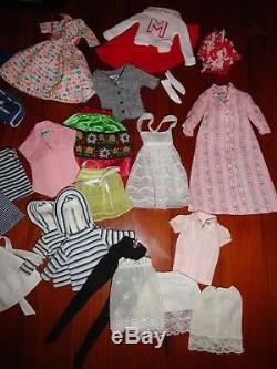 Vintage Barbie Ponytail Lot Case 2 Dolls Clothes Jewelry Shoes Very Nice Clean