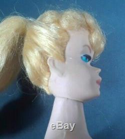 Vintage Barbie Ponytail Original no Retouches Ash Blonde with Box