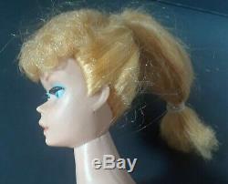 Vintage Barbie Ponytail Original no Retouches Ash Blonde with Box