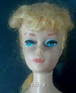 Vintage Barbie Ponytail Original no Retouches Ash Blonde with Box