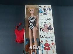 Vintage Barbie Ponytail Original no Retouches Ash Blonde with Box