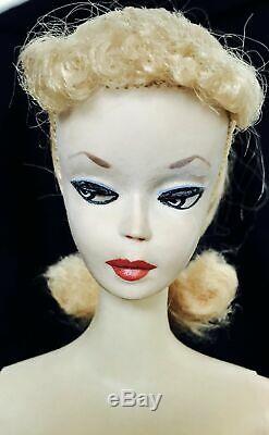 Vintage Barbie Ponytail Rare 1959 Blonde #1 Doll-beautiful Condition
