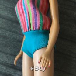 Vintage Barbie Rare & HTF Brownette Brunette Side Part American Girl Mattel