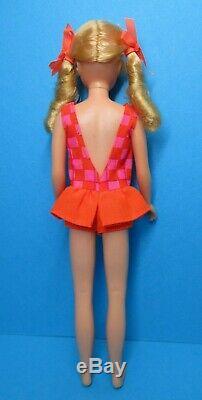 Vintage Barbie SKIPPER Doll TWIST'N TURN TNT SAUSAGE CURLS 1105 Swimsuit