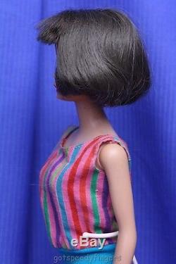 Vintage Barbie Silver Brunette Long Hair American Girl High Color, GORGEOUS