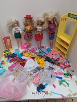 Vintage Barbie & Sindy Bundle Dolls Camper Van Clothes Accessories 80s 90s Retro