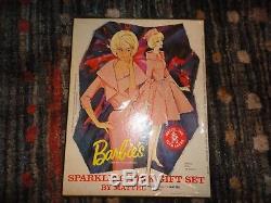 Vintage Barbie Sparkling Pink Gift Set All Original Very Hard To Find