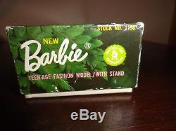 Vintage Barbie Standard #1190 Lt. Brown Hair Rose Box Nrfb Minty Cond. Rare Htf