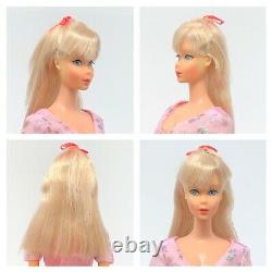 Vintage Barbie TNT Beautiful Silver Platinum Blonde Hair Champagne