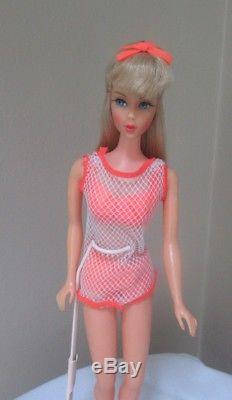 Vintage Barbie TNT Silvery Blonde With Original Hair String
