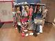 Vintage Barbie Trunk With 4 Dolls And Many Outfits