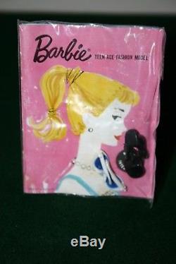 Vintage Barbie White Ginger Bubble Cut, MIB with Wrist Tag, Stand & #2 Booklet