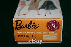Vintage Barbie White Ginger Bubble Cut, MIB with Wrist Tag, Stand & #2 Booklet