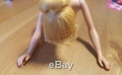Vintage Barbie ponytail #1 or #2 repaint from #4 1960 Gorgeous! OOAK