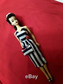 Vintage Barbie ponytail #3 brunette with outfits