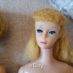 Vintage Barbie ponytail doll LOT clothing very good