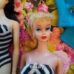 Vintage Barbie ponytail dolls for sale #3/4 LOT dolls very good