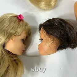 Vintage Barbie skipper midge doll huge lot AS IS damaged for restoration