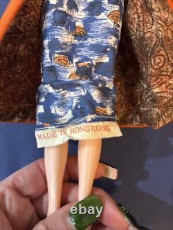 Vintage Bild Lilli Barbie Clone Hong Kong Fashion Doll 11.5 Original Dress