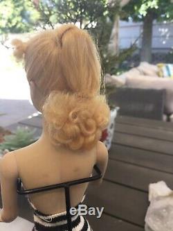 Vintage Blond 850 Ponytail Barbie # 3 STUNNING With TM box, STAND&SURPRISE GFT