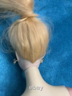 Vintage Blond Ponytail 3/4 OSS, Loop Earrings, OT Mules, TM Body. Discoloration