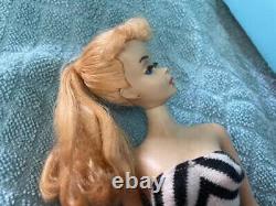 Vintage Blonde #3 3 Ponytail Barbie Excellent RARE