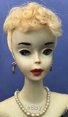 Vintage Blonde #3 Ponytail Barbie Brown Eyeliner. Blush