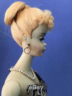 Vintage Blonde #3 Ponytail Barbie Brown Eyeliner. Blush