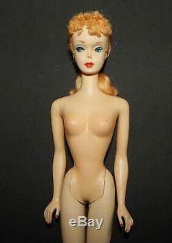 Vintage Blonde #3 Ponytail Barbie Doll ALL ORIGINAL