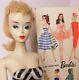 Vintage Blonde #3 Ponytail Barbie Sunglasses Earrings Shoes Box Stand