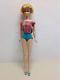Vintage Blonde American Girl Barbie Doll With Orig. Swimsuit