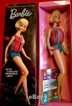 Vintage Blonde American Girl Barbie In Box, With Wrist Tag, Cello MIB AG Barbie