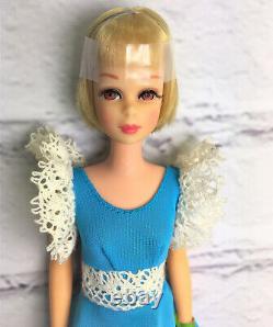 Vintage Blonde Hair Happenins Francie Barbie Doll TNT 1122 Original SS wrist tag